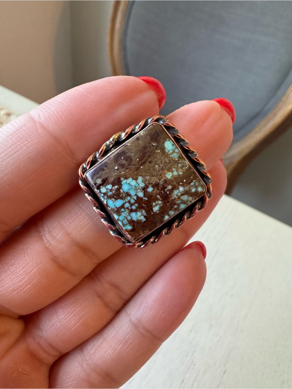 GENUINE NUMBER 8 COPPER RING - Picture 5 of 10